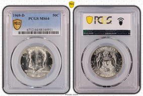 1969-D 50C MS64