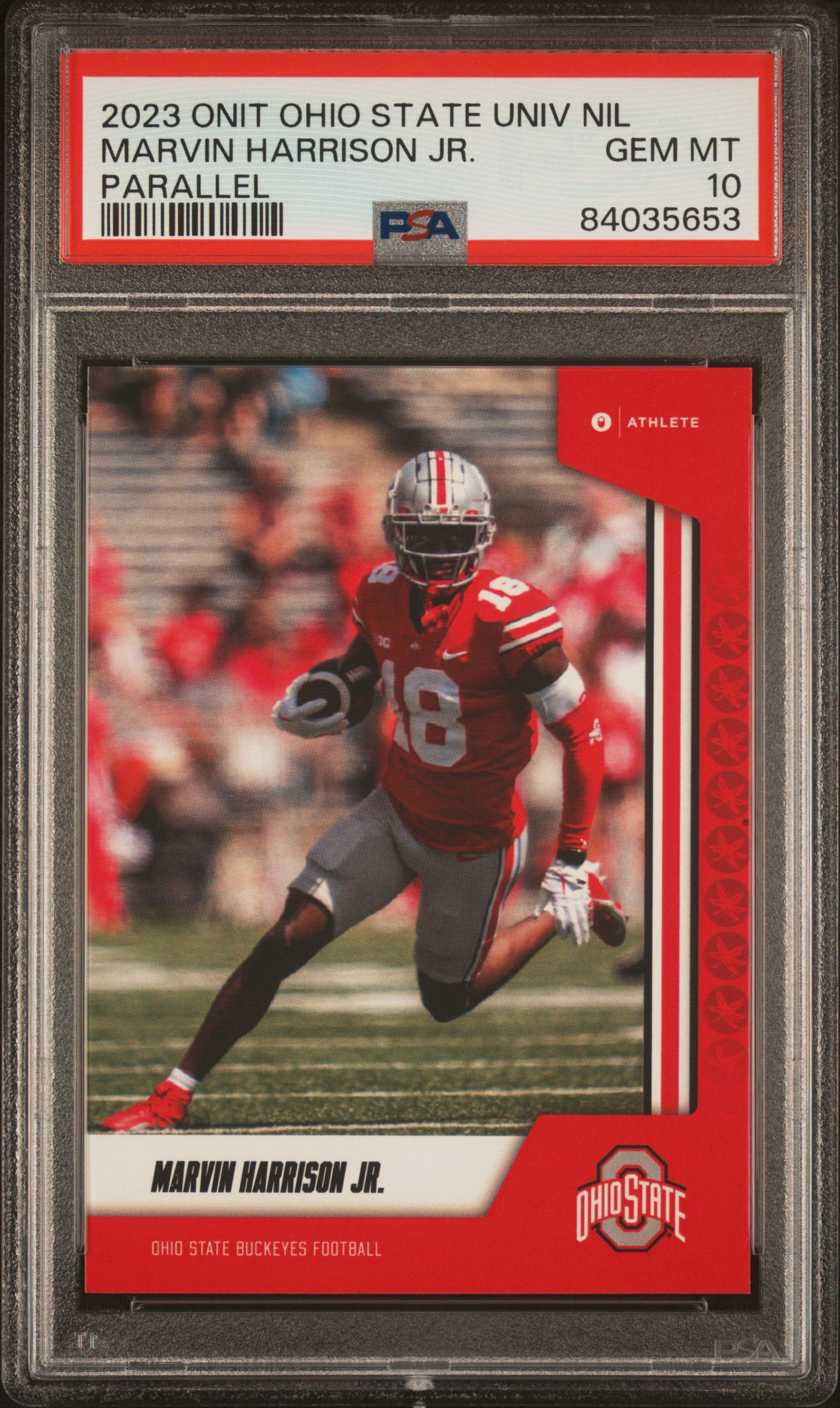 2023 ONIT OHIO STATE UNIVERSITY NIL MARVIN HARRISON JR. PARALLEL