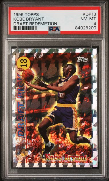 1996-97 Topps Draft Redemption #DP13 Kobe Bryant Rookie Card – PSA 