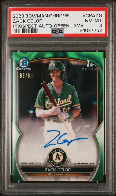 Brandon Mayea 2023 Bowman Chrome #CPA-BMA Prospect Auto - Gold