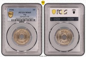 1936 1D Edward VIII MS65