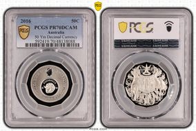 2016 50C 50 Yrs Decimal Currency PR70DCAM
