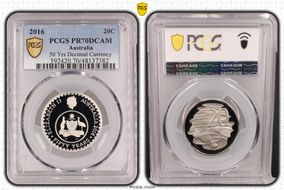 2016 20C 50 Yrs Decimal Currency PR70DCAM