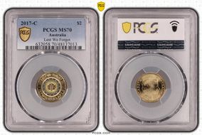 2017-C $2 Lest We Forget Colorized MS70