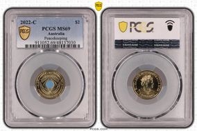 2022-C $2 Peacekeeping Colorized MS69