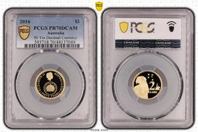 2016 $2 50 Yrs Decimal Currency PR70DCAM