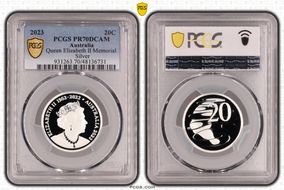 2023 20C Queen Elizabeth II Memorial  Silver PR70DCAM
