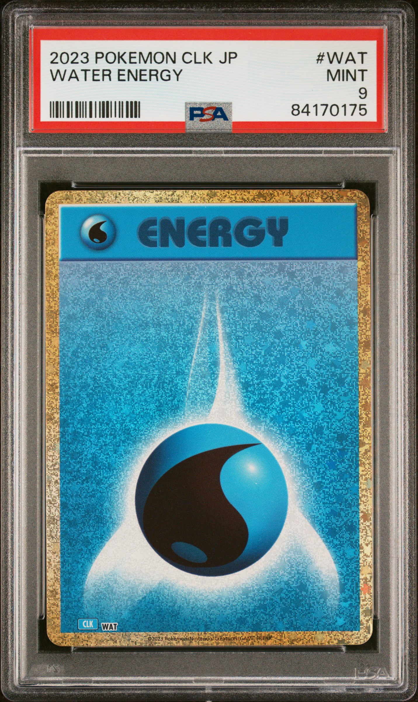 2023 POKEMON JAPANESE CLK-TRADING CARD GAME CLASSIC BLASTOISE & SUICUNE ex DECK #WAT WATER ENERGY