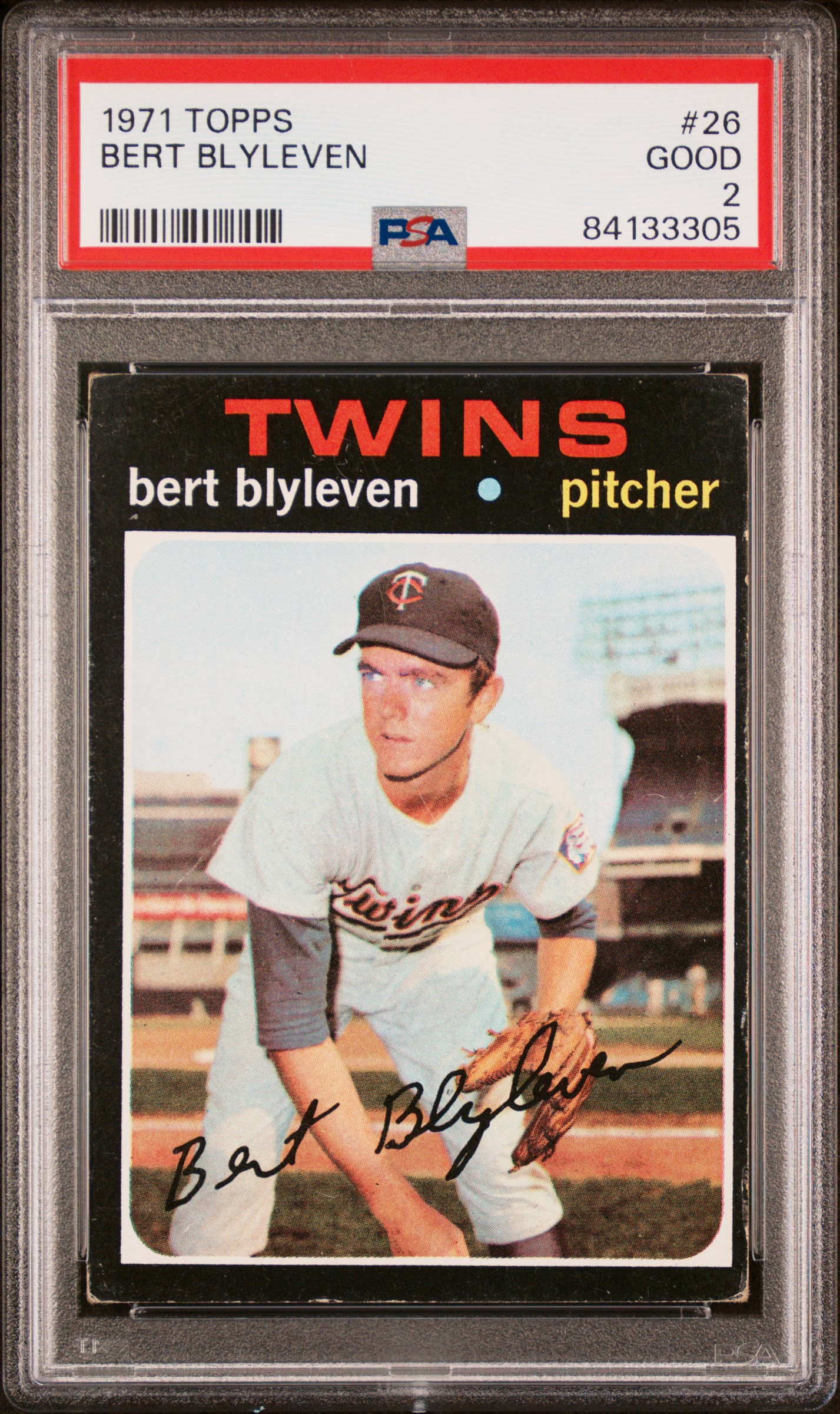 1971 TOPPS #26 BERT BLYLEVEN