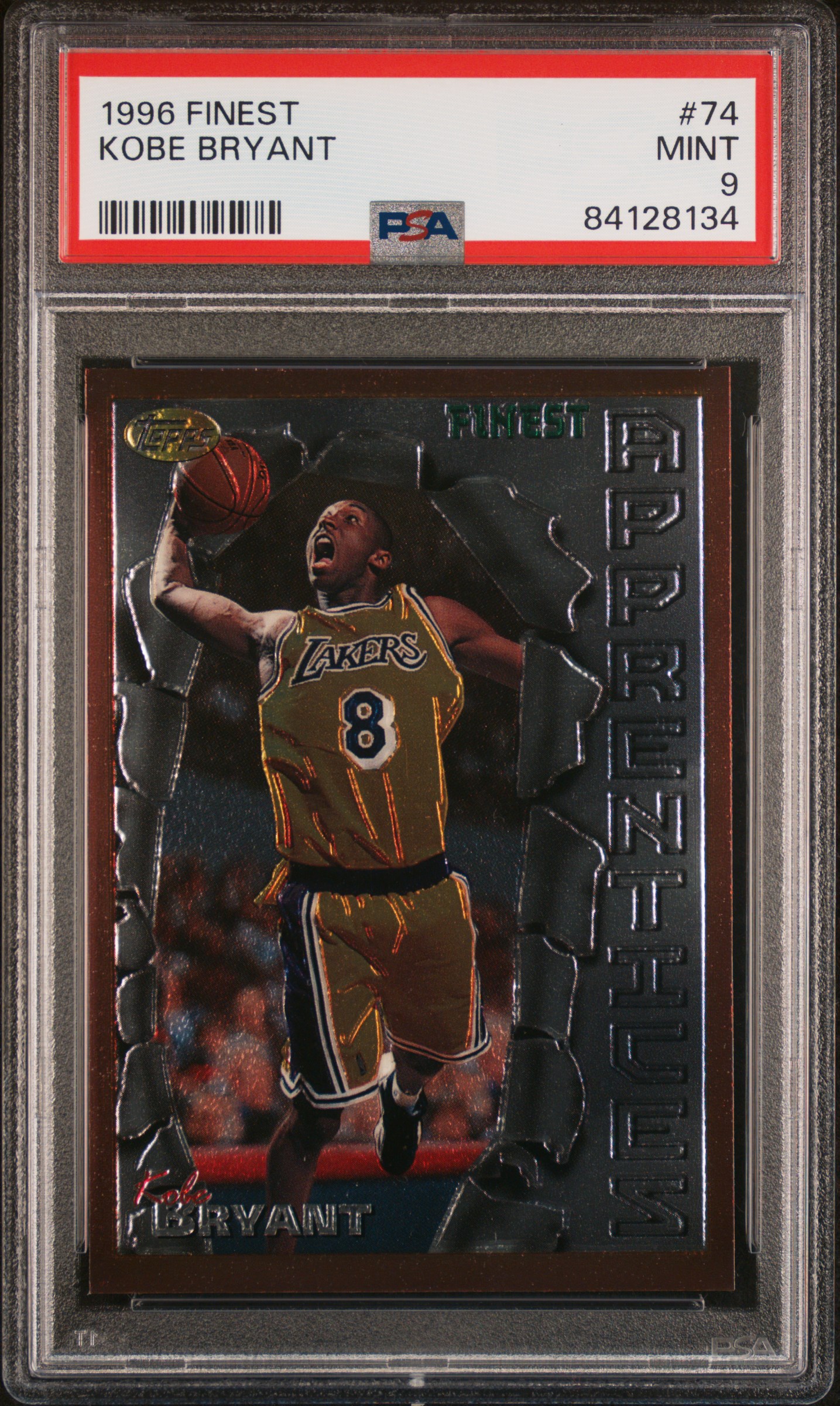 1996 FINEST #74 KOBE BRYANT