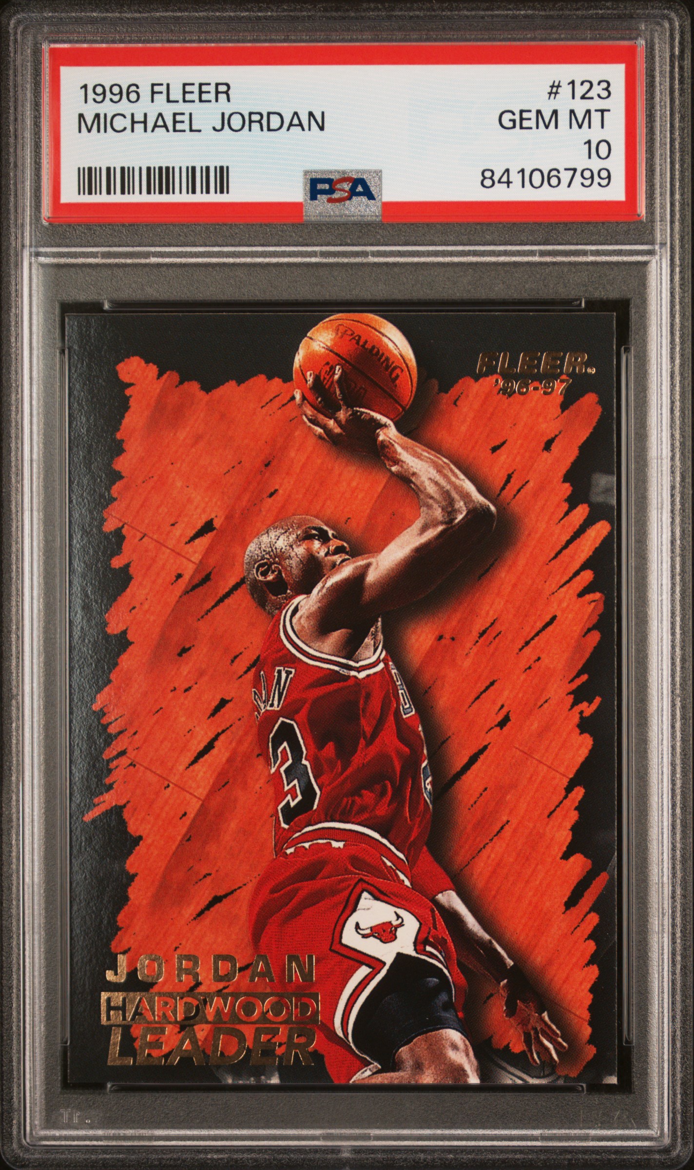 1996 FLEER #123 MICHAEL JORDAN