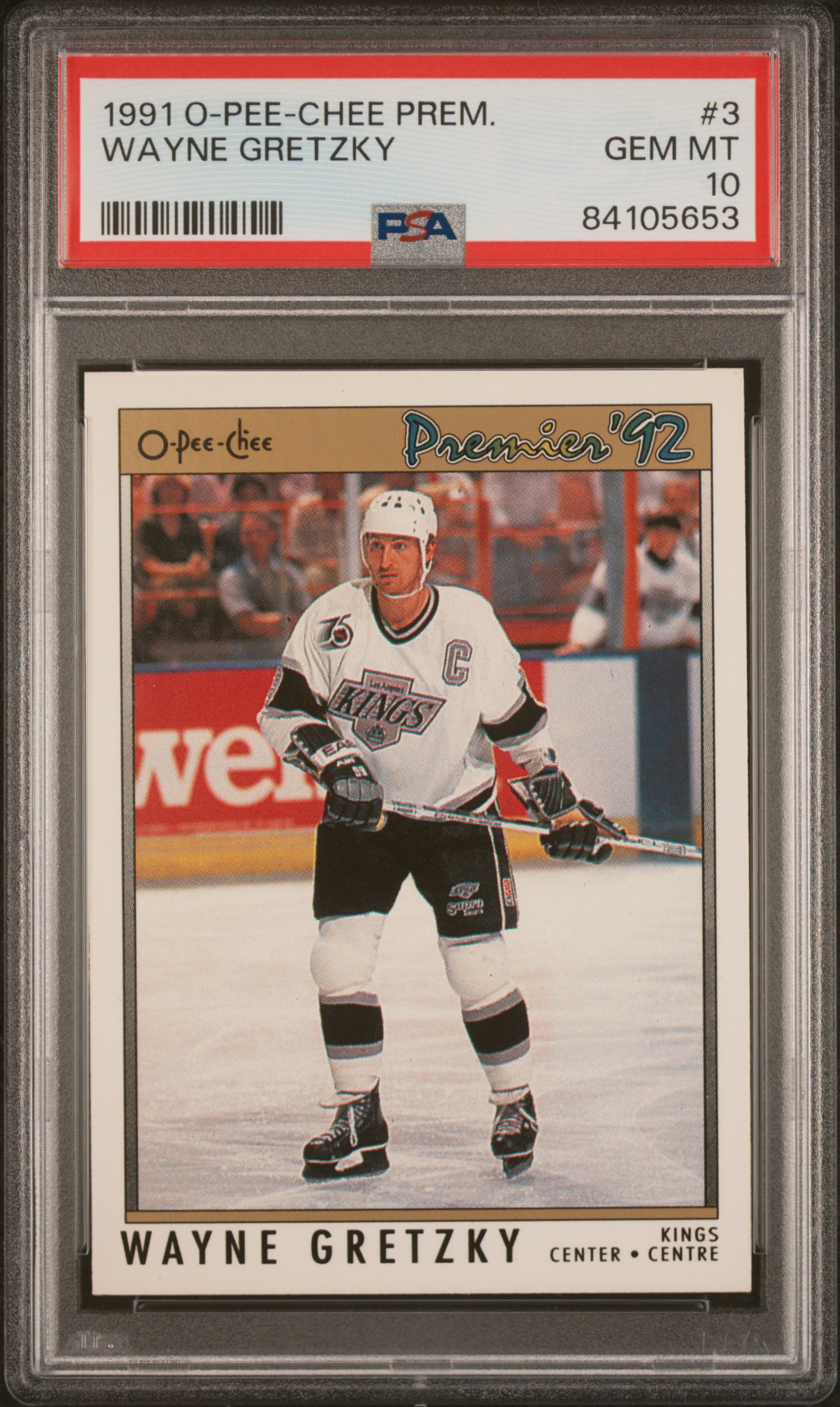 1991 O-PEE-CHEE PREMIER #3 WAYNE GRETZKY