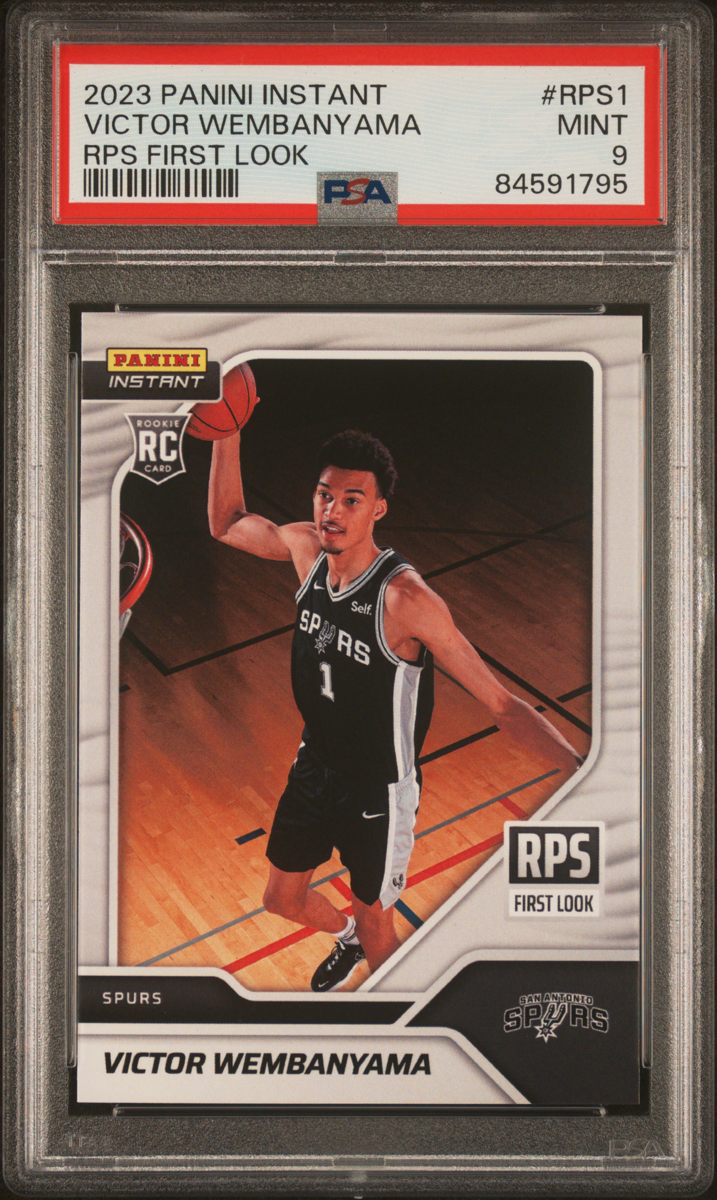 2023 PANINI INSTANT RPS FIRST LOOK #RPS1 VICTOR WEMBANYAMA