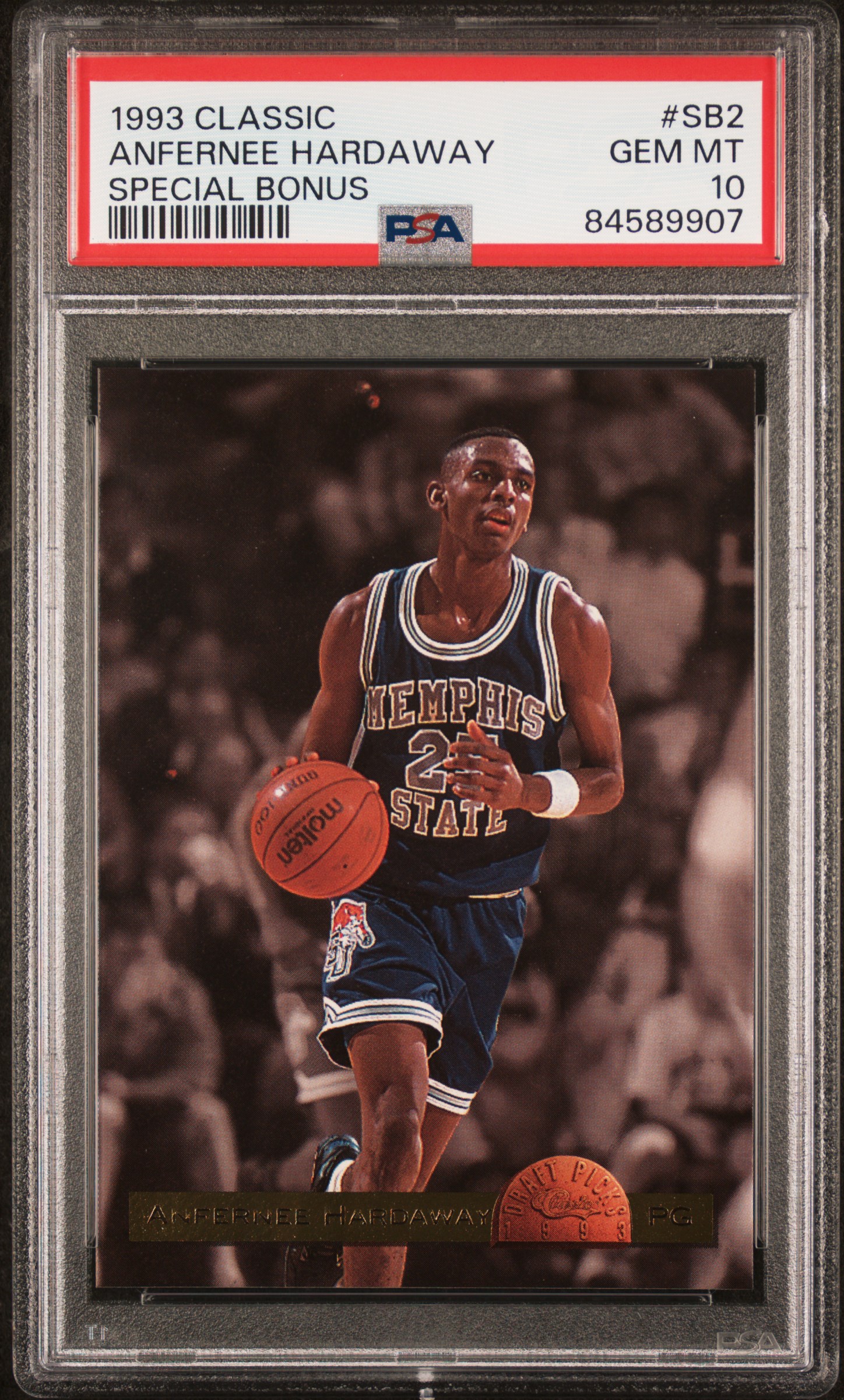 1993 CLASSIC SPECIAL BONUS #SB2 ANFERNEE HARDAWAY SPECIAL BONUS