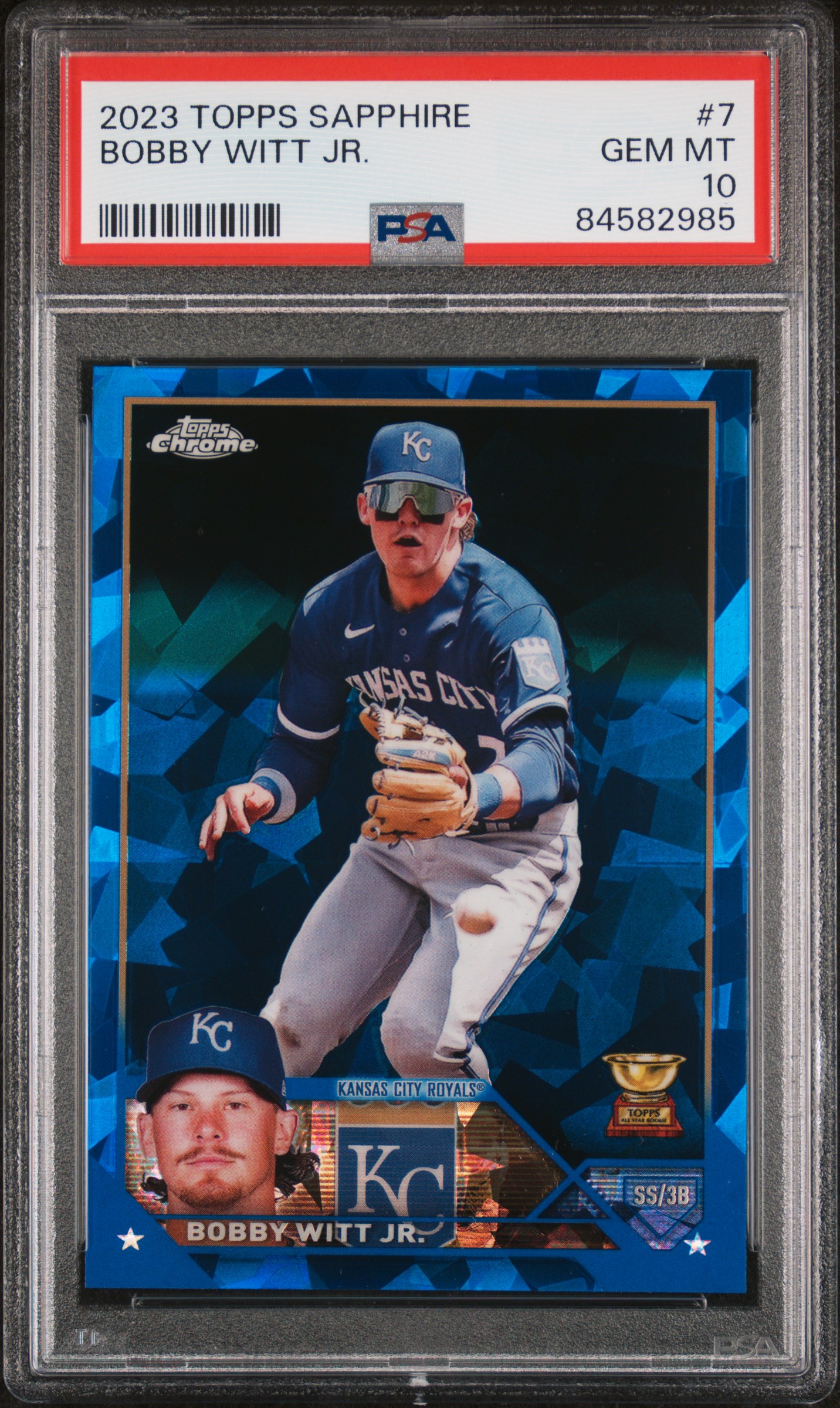 2023 TOPPS CHROME SAPPHIRE #7 BOBBY WITT JR.