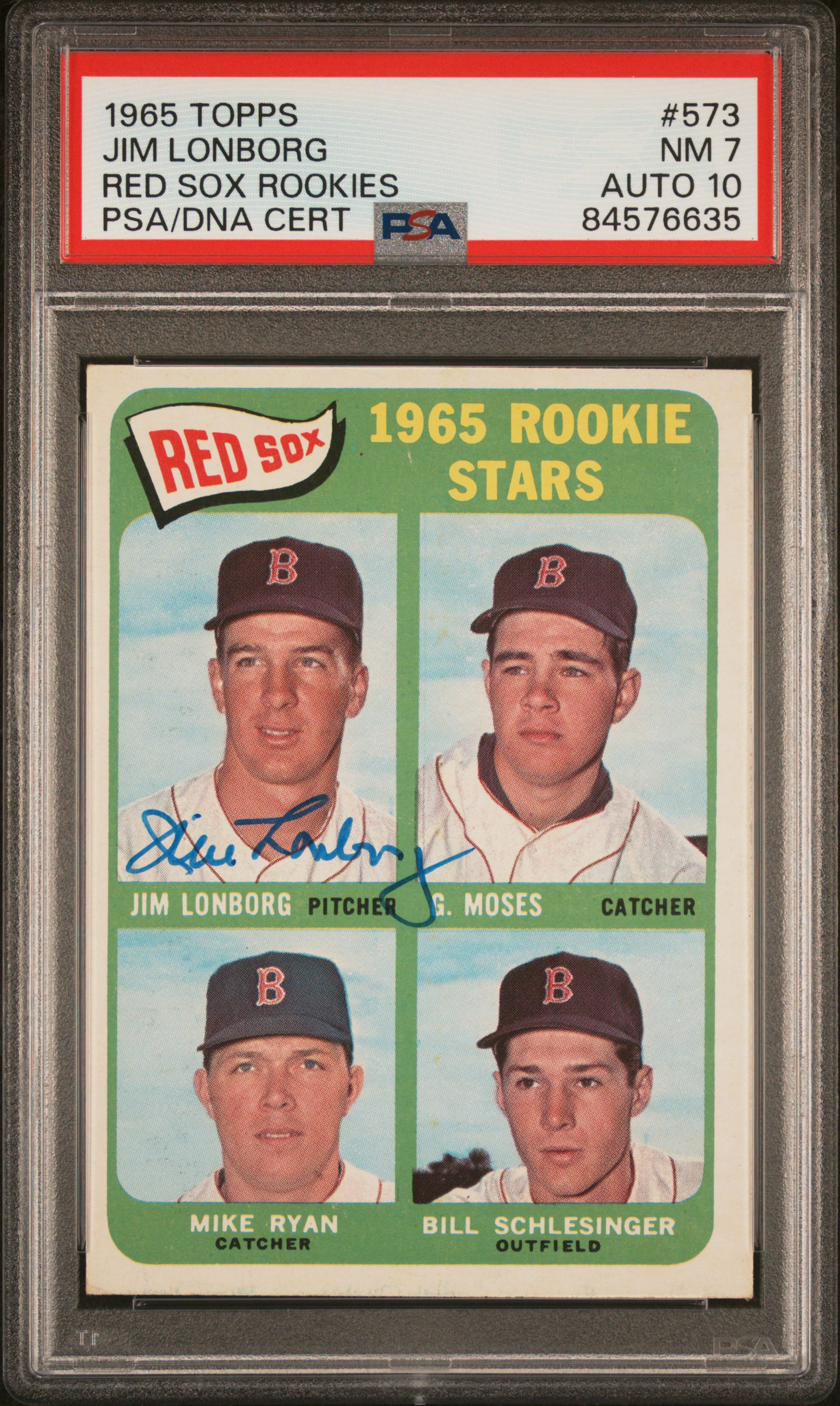 1965 TOPPS #573 RED SOX ROOKIES RED SOX ROOKIES