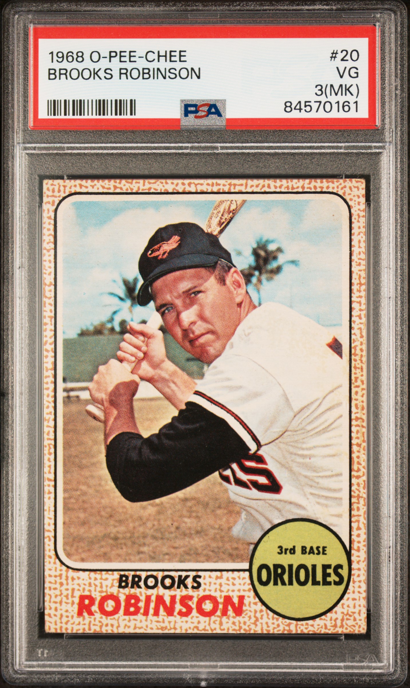1968 O-PEE-CHEE #20 BROOKS ROBINSON