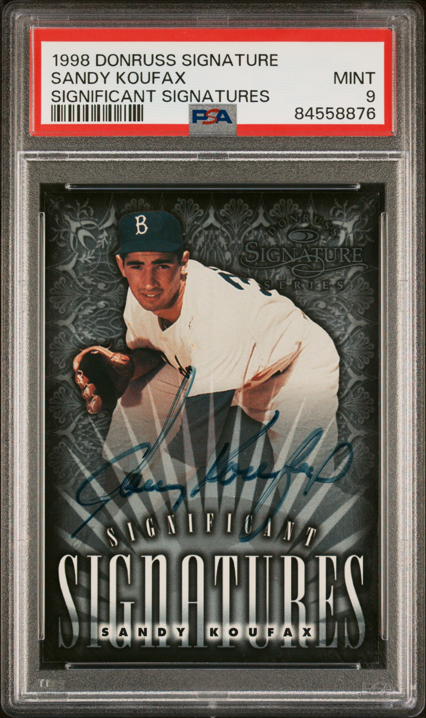 1998 DONRUSS SIGNATURE SIGNIFICANT SIGNATURES SANDY KOUFAX SIGNIFICANT SIGNATURES