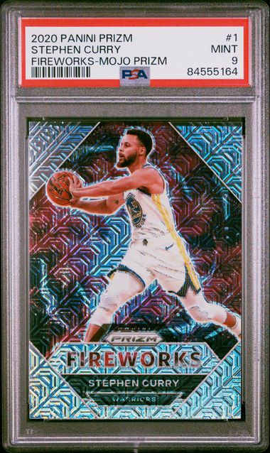 2020 Panini Prizm Fireworks Mojo Prizm #1 Stephen Curry (#24/25