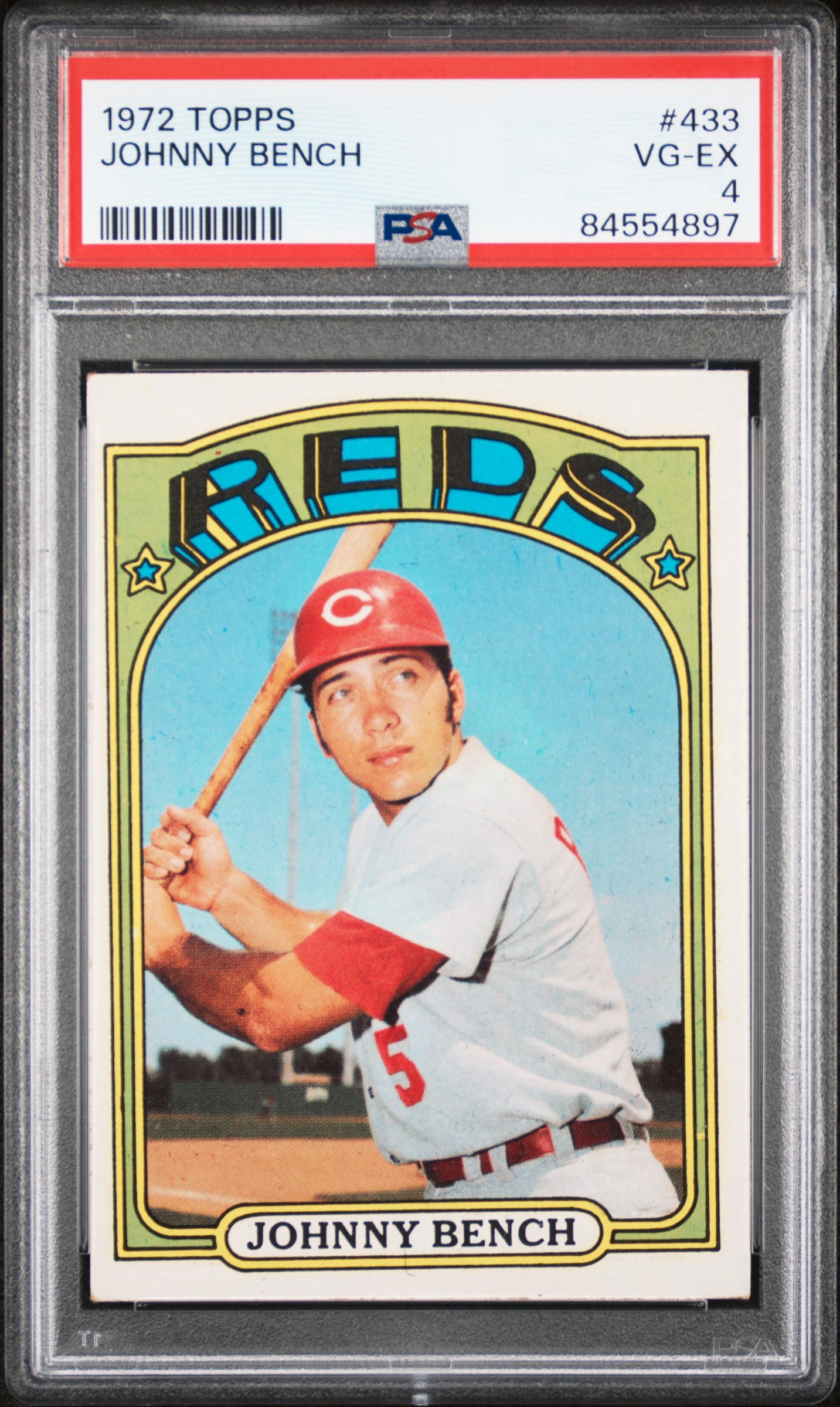 1972 TOPPS #433 JOHNNY BENCH