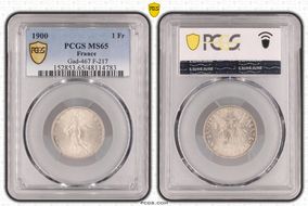 1900 1 Fr Gad-467 F-217 MS65