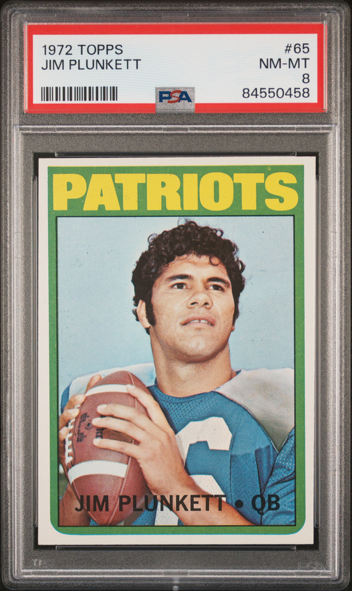1972 TOPPS #65 JIM PLUNKETT