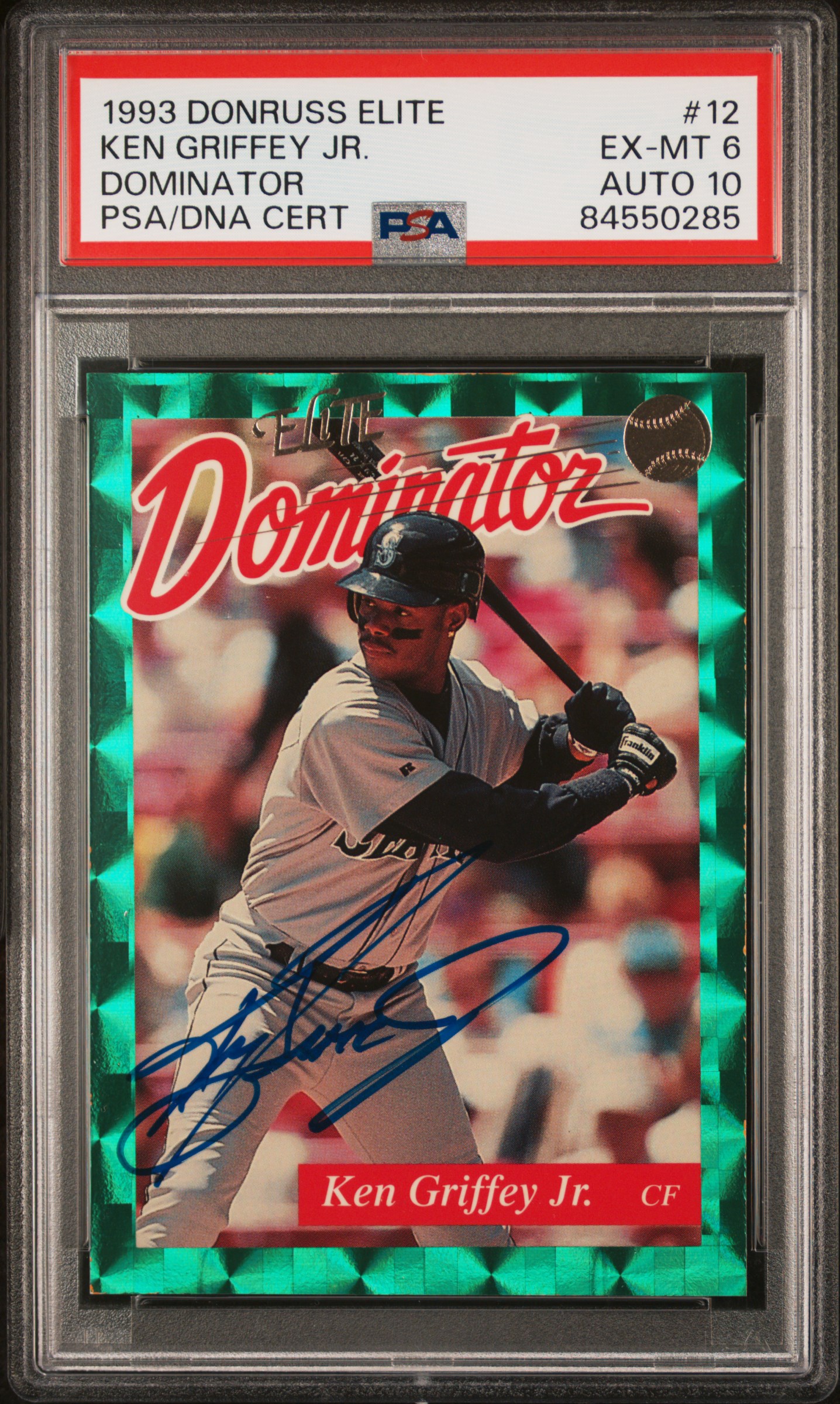 1993 DONRUSS ELITE DOMINATOR #12 KEN GRIFFEY JR. DOMINATOR