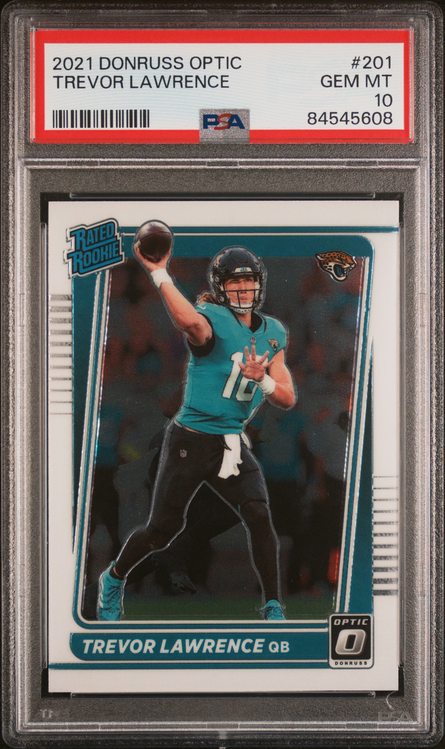 2021 PANINI DONRUSS OPTIC #201 TREVOR LAWRENCE