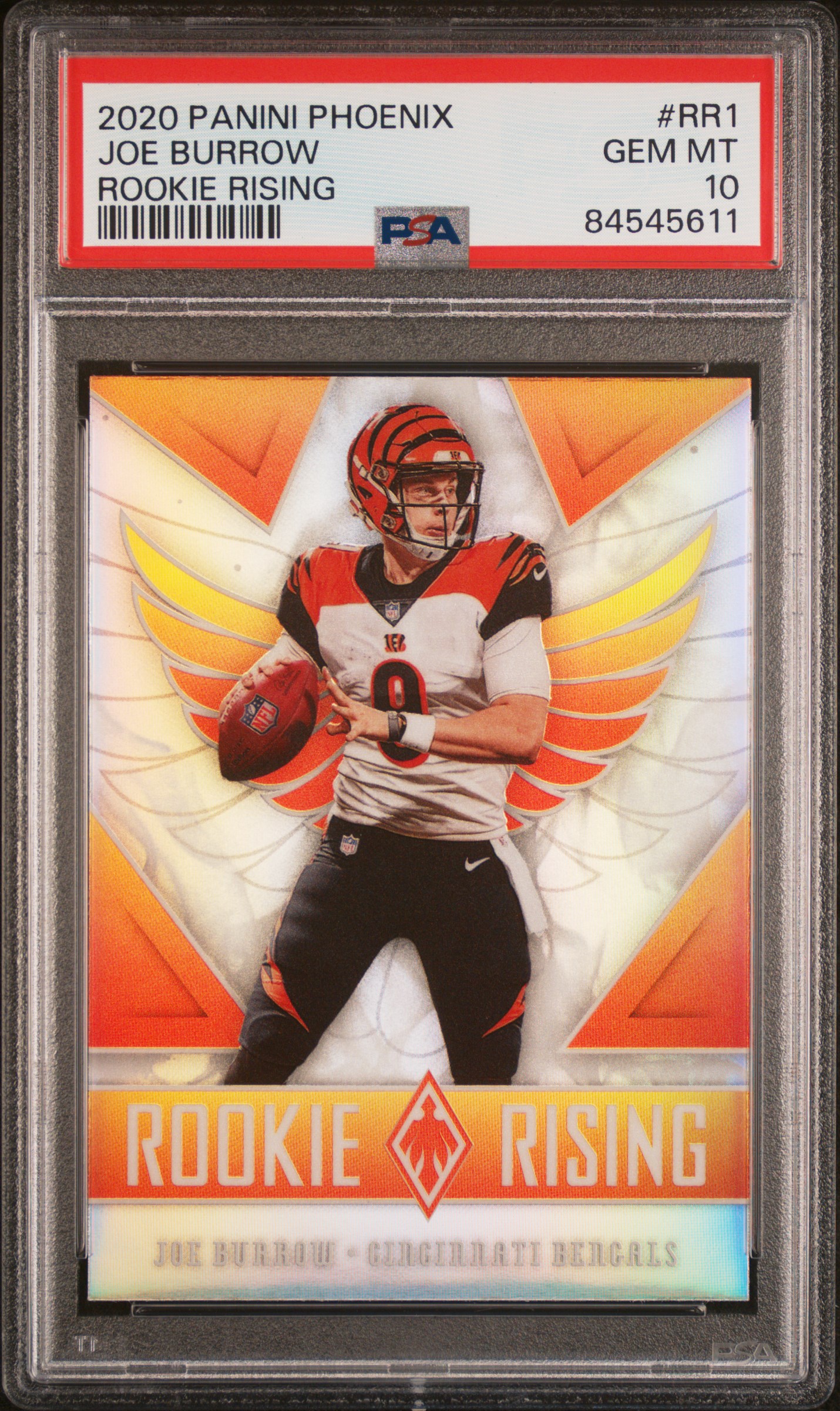 2020 PANINI PHOENIX ROOKIE RISING #RR1 JOE BURROW ROOKIE RISING