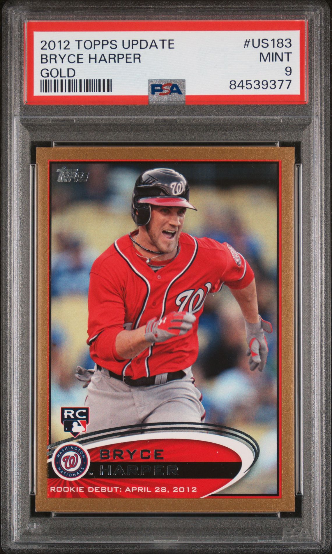 2012 Topps TOPPS UPDATE GOLD #US183 Bryce Harper front