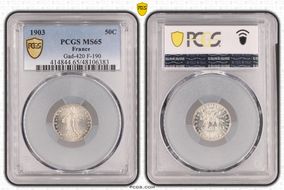 1903 50C Gad-420 F-190 MS65