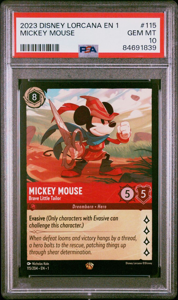 PSA Set Registry Showcase: Disney Lorcana Chapter 1 PSA 10 Legendary