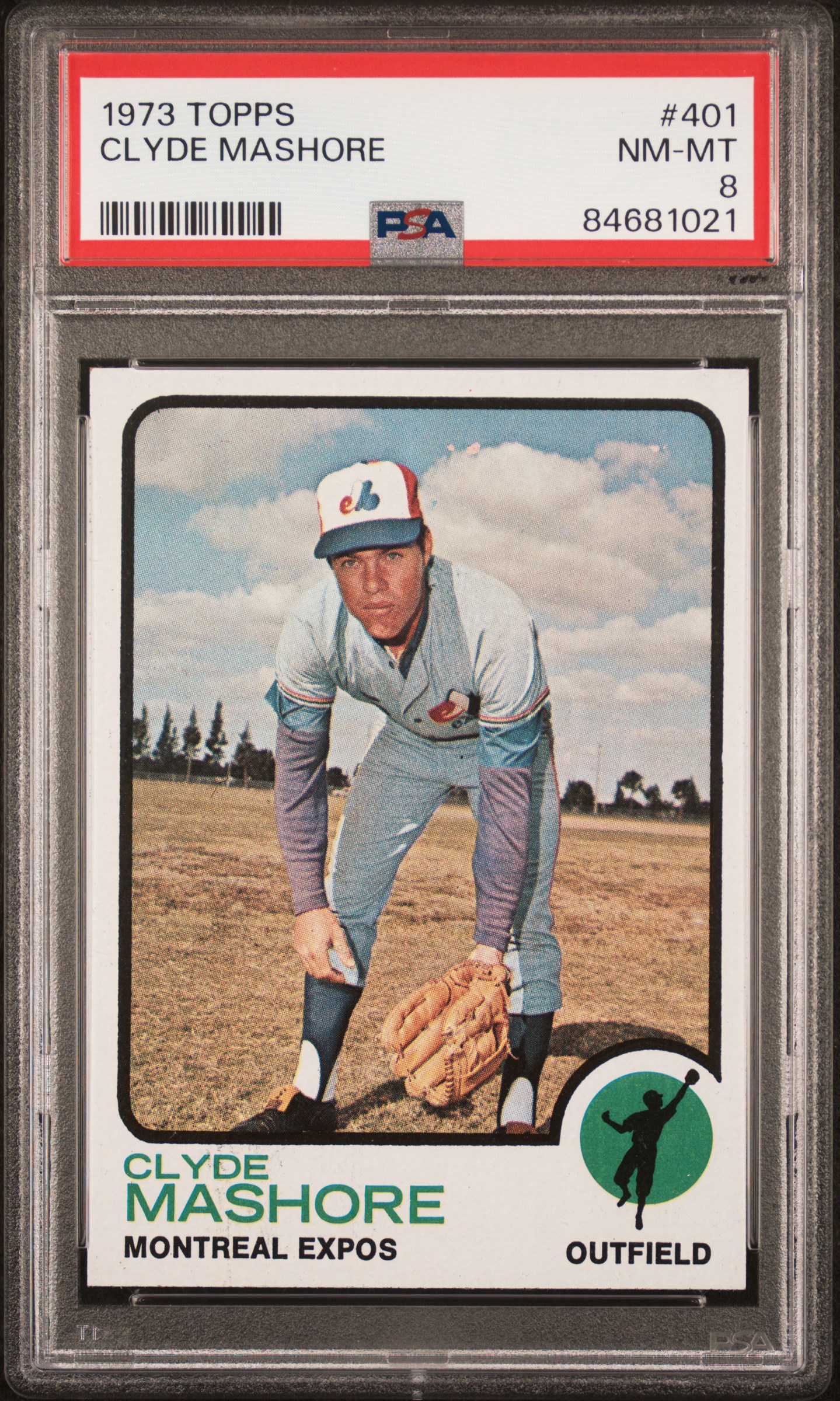 1973 TOPPS #401 CLYDE MASHORE