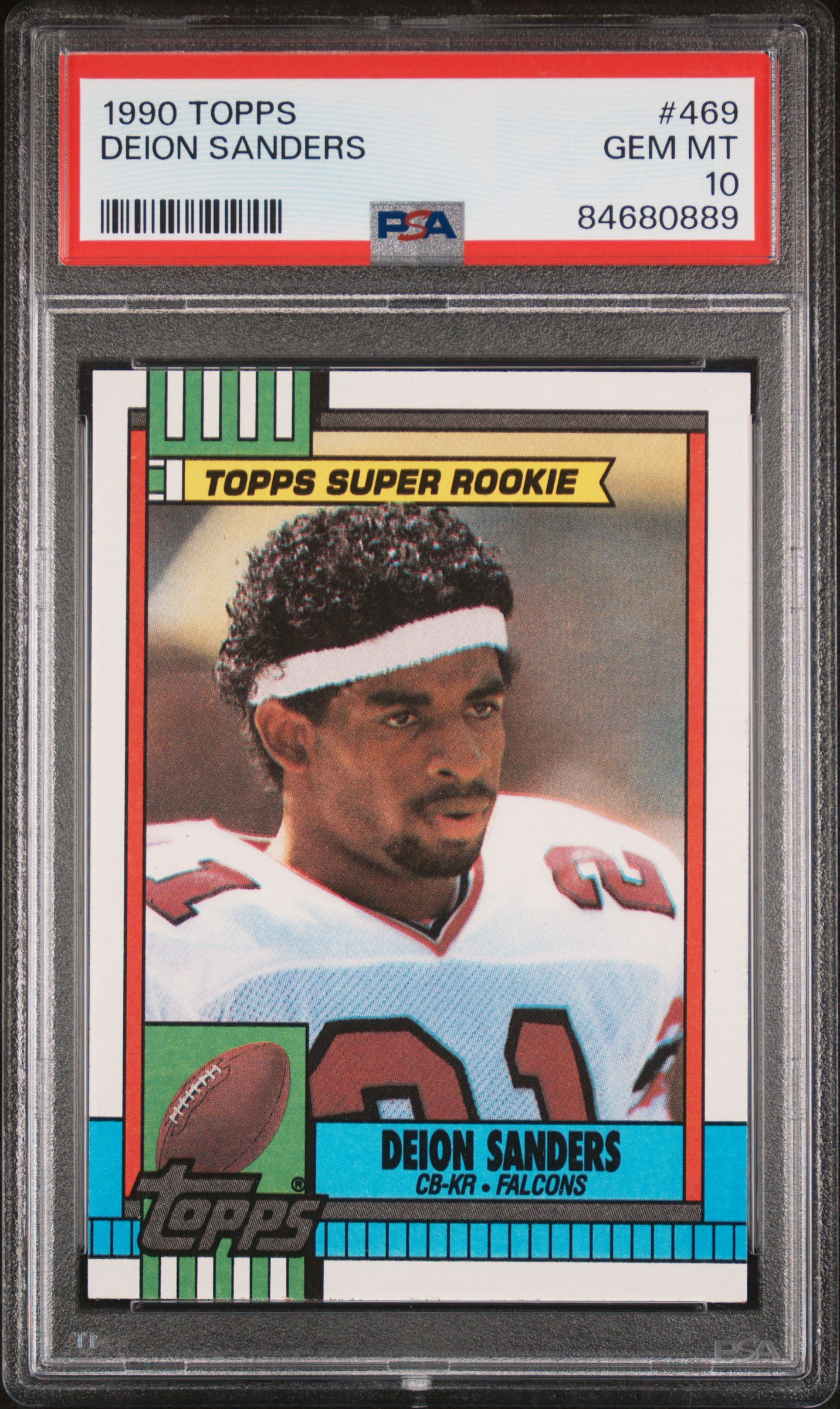 1990 TOPPS #469 DEION SANDERS