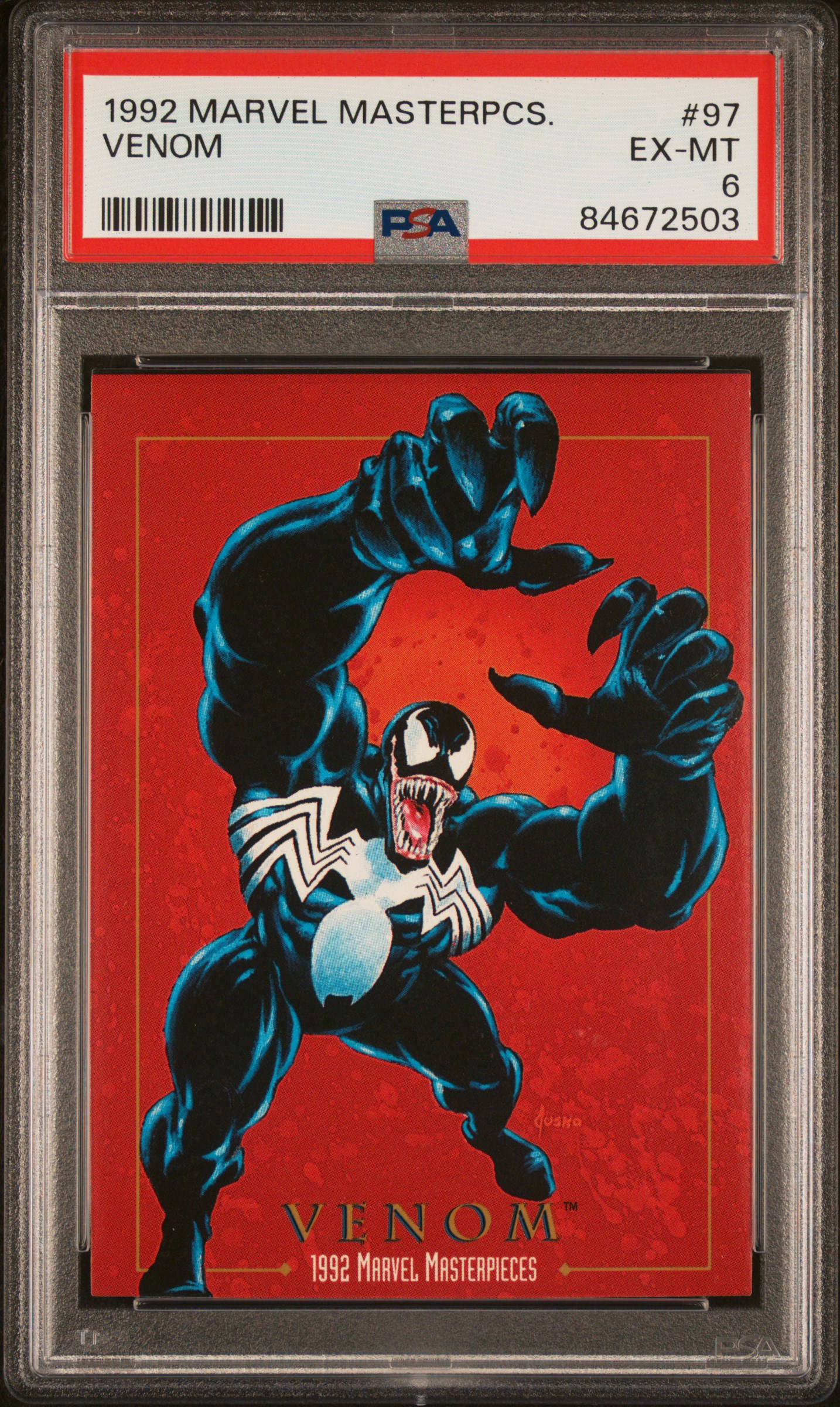1992 MARVEL MASTERPIECES #97 VENOM