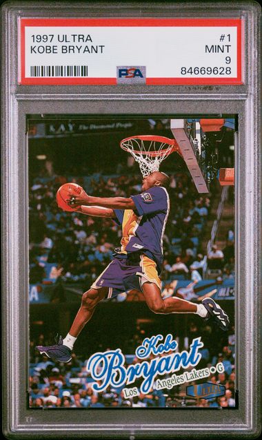 1997 Hoops High Voltage Hv1 Kobe Bryant – BGS MINT 9 on