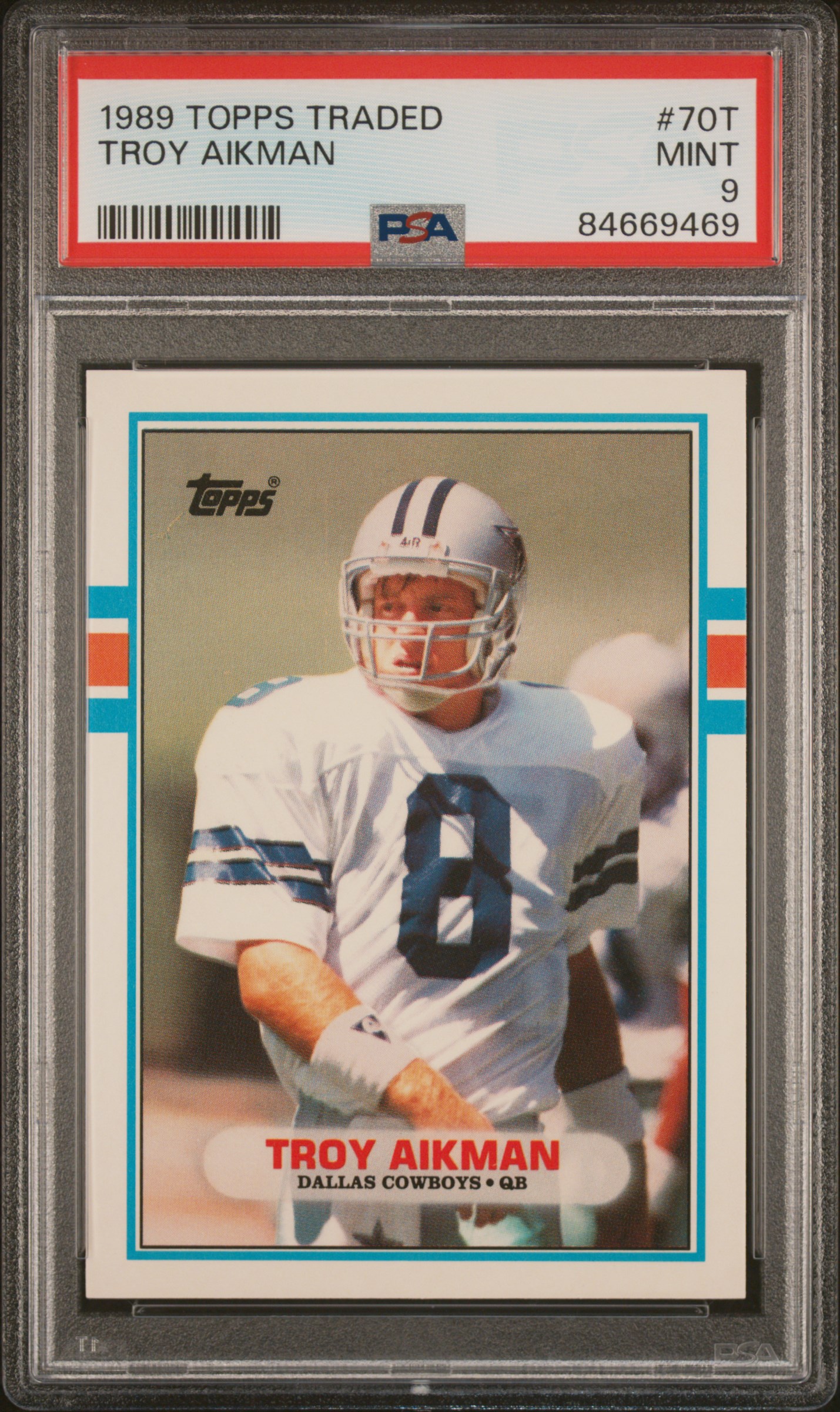 1989 TOPPS TRADED #70T TROY AIKMAN