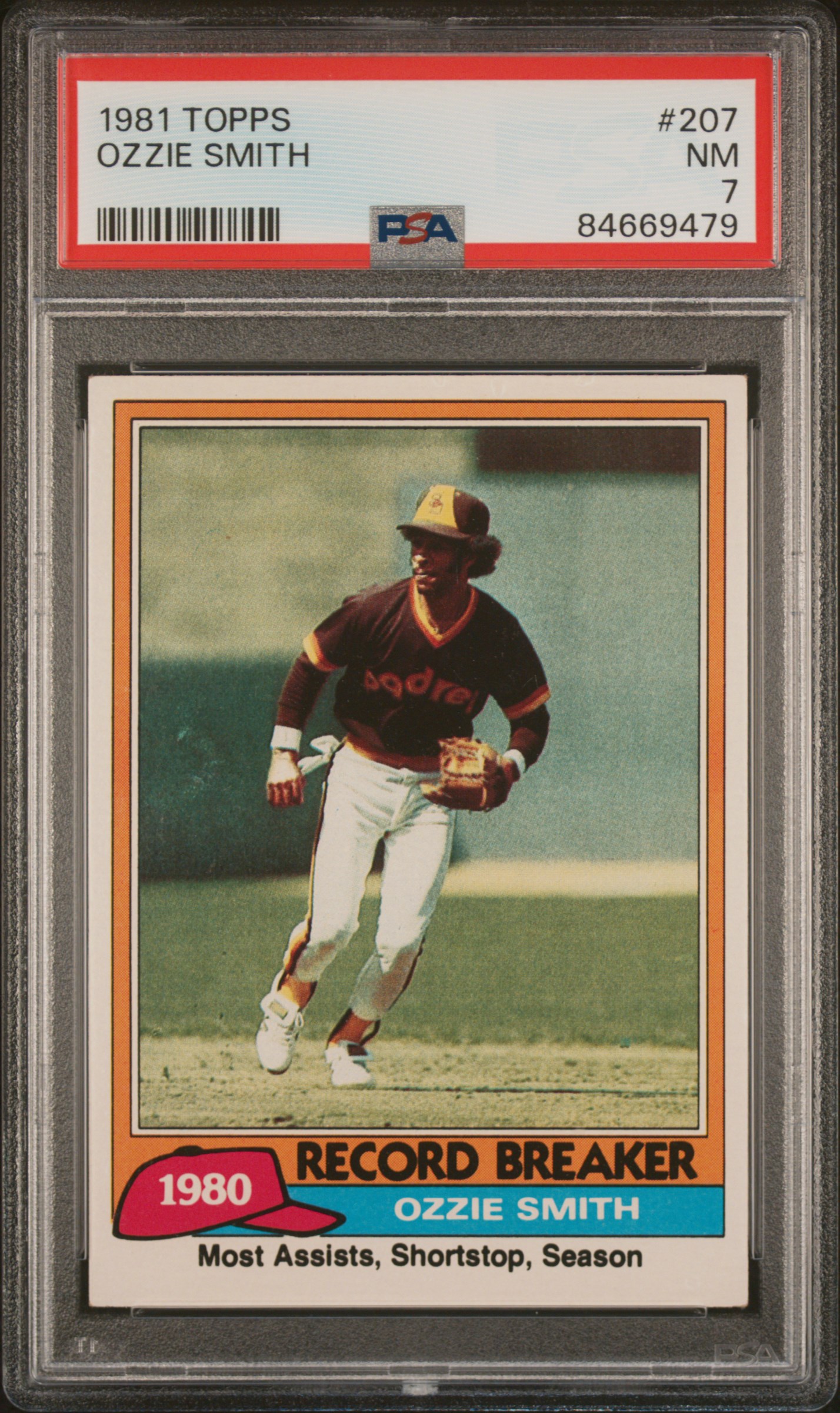 1981 TOPPS #207 OZZIE SMITH