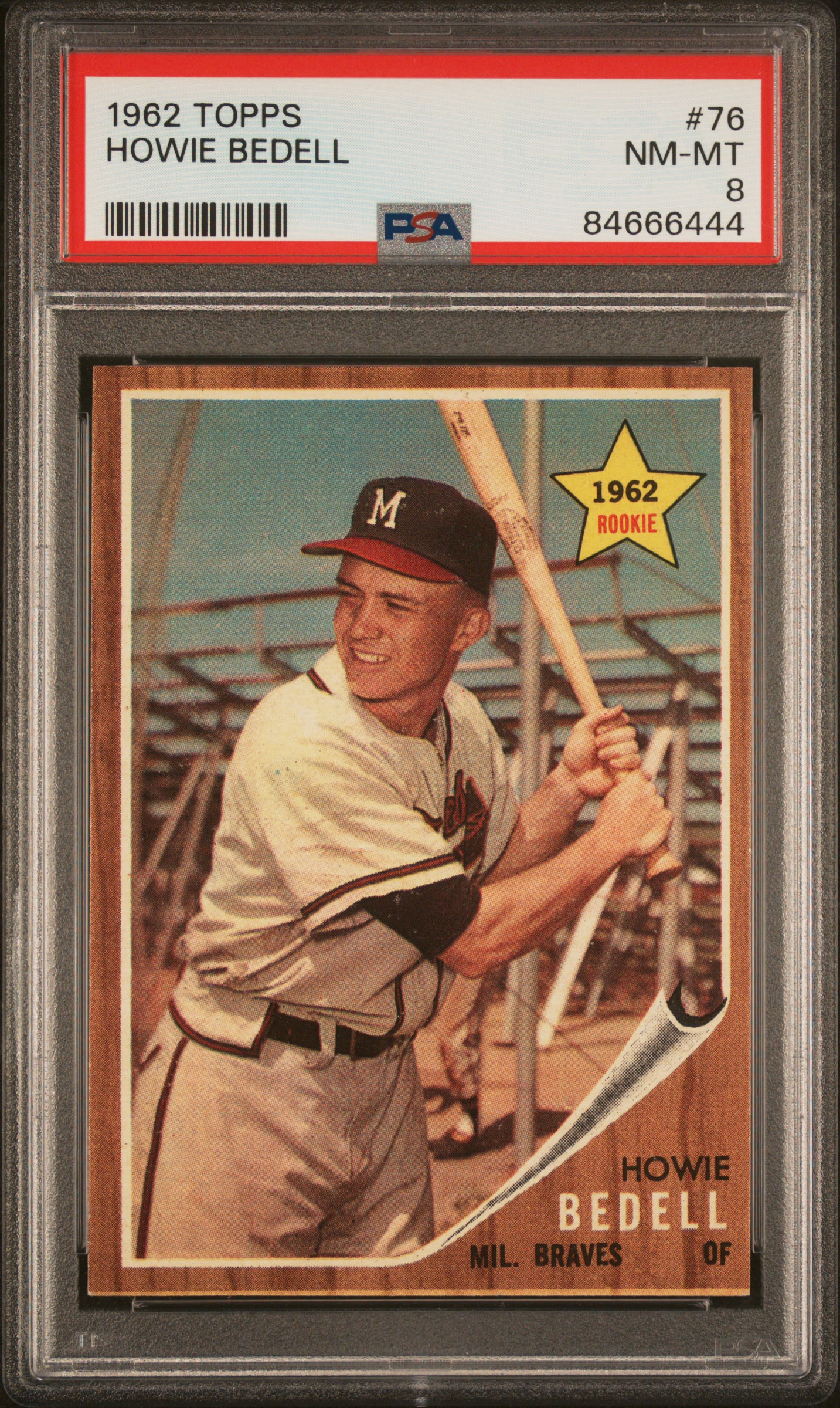 1962 TOPPS #76 HOWIE BEDELL