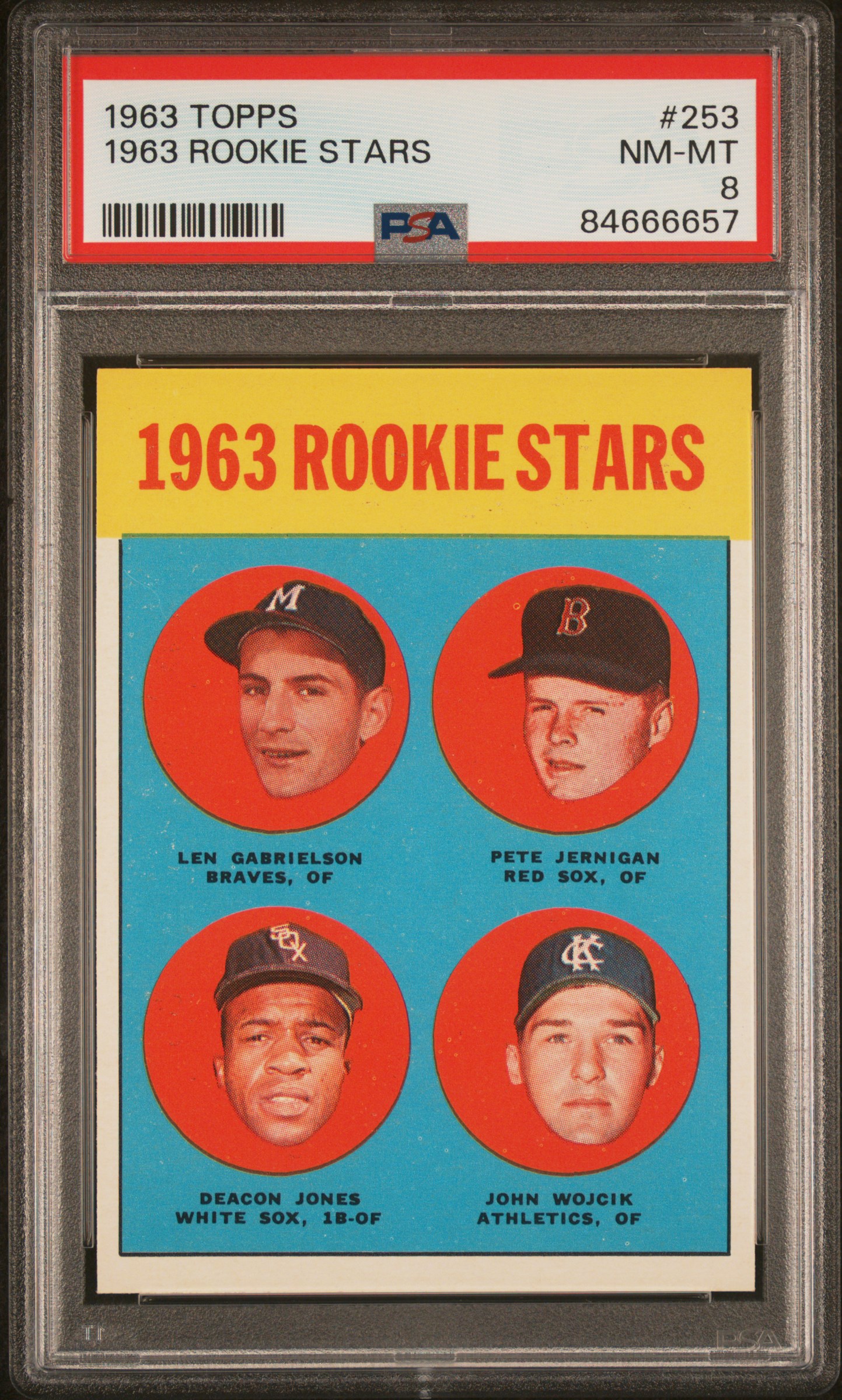 1963 TOPPS #253 1963 ROOKIE STARS
