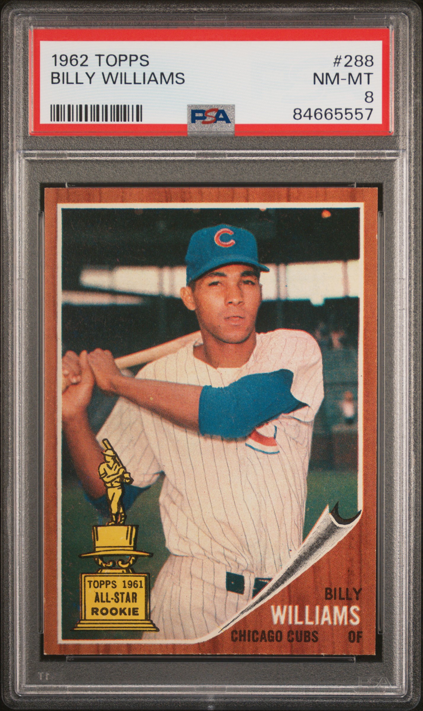 1962 TOPPS #288 BILLY WILLIAMS