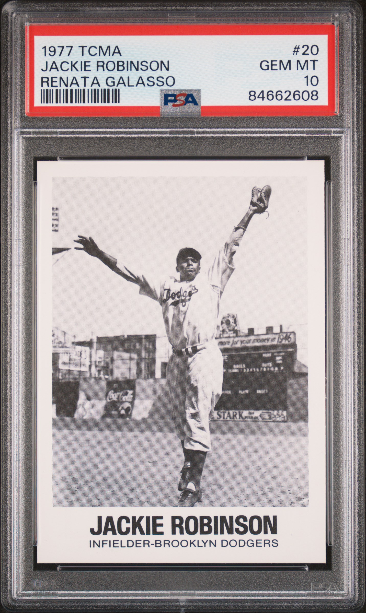 1977 TCMA RENATA GALASSO #20 JACKIE ROBINSON RENATA GALASSO