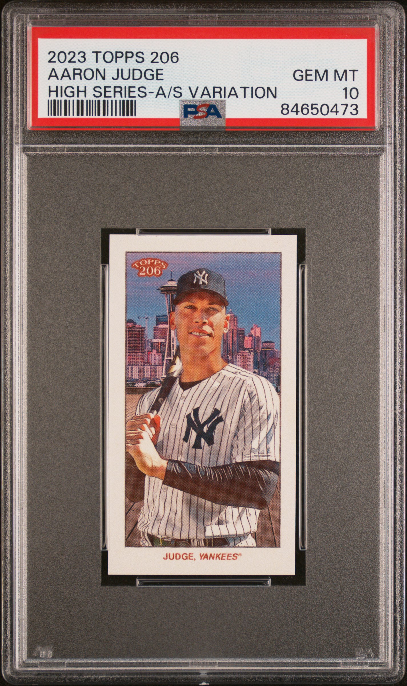 2023 TOPPS 206 HIGH SERIES AARON JUDGE HIGH SERIES-A/S VARIATION