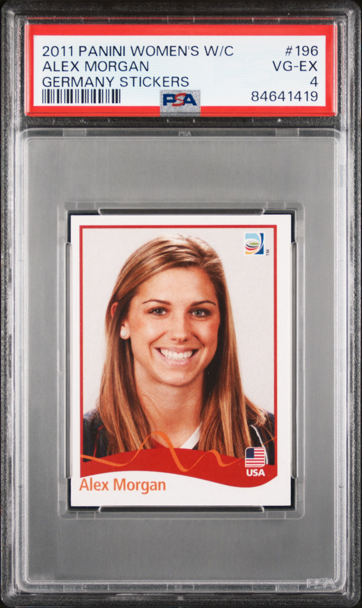 2011 PANINI WOMEN'S WORLD CUP GERMANY STICKERS #196 ALEX MORGAN GERMANY STICKERS