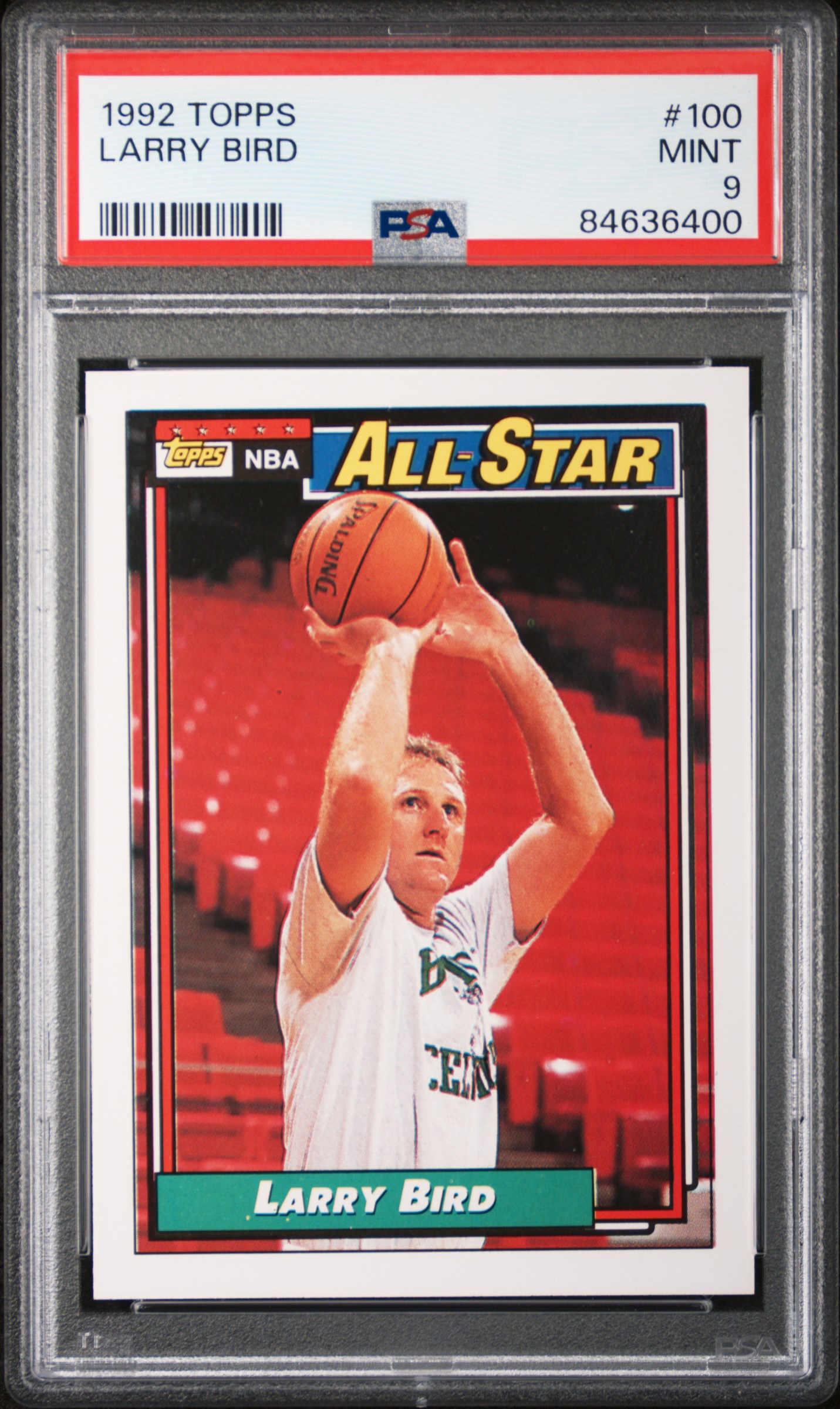 1992 TOPPS #100 LARRY BIRD