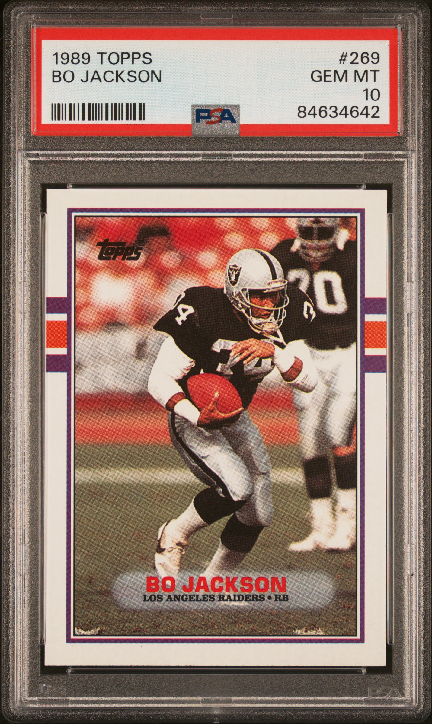 1989 TOPPS #269 BO JACKSON