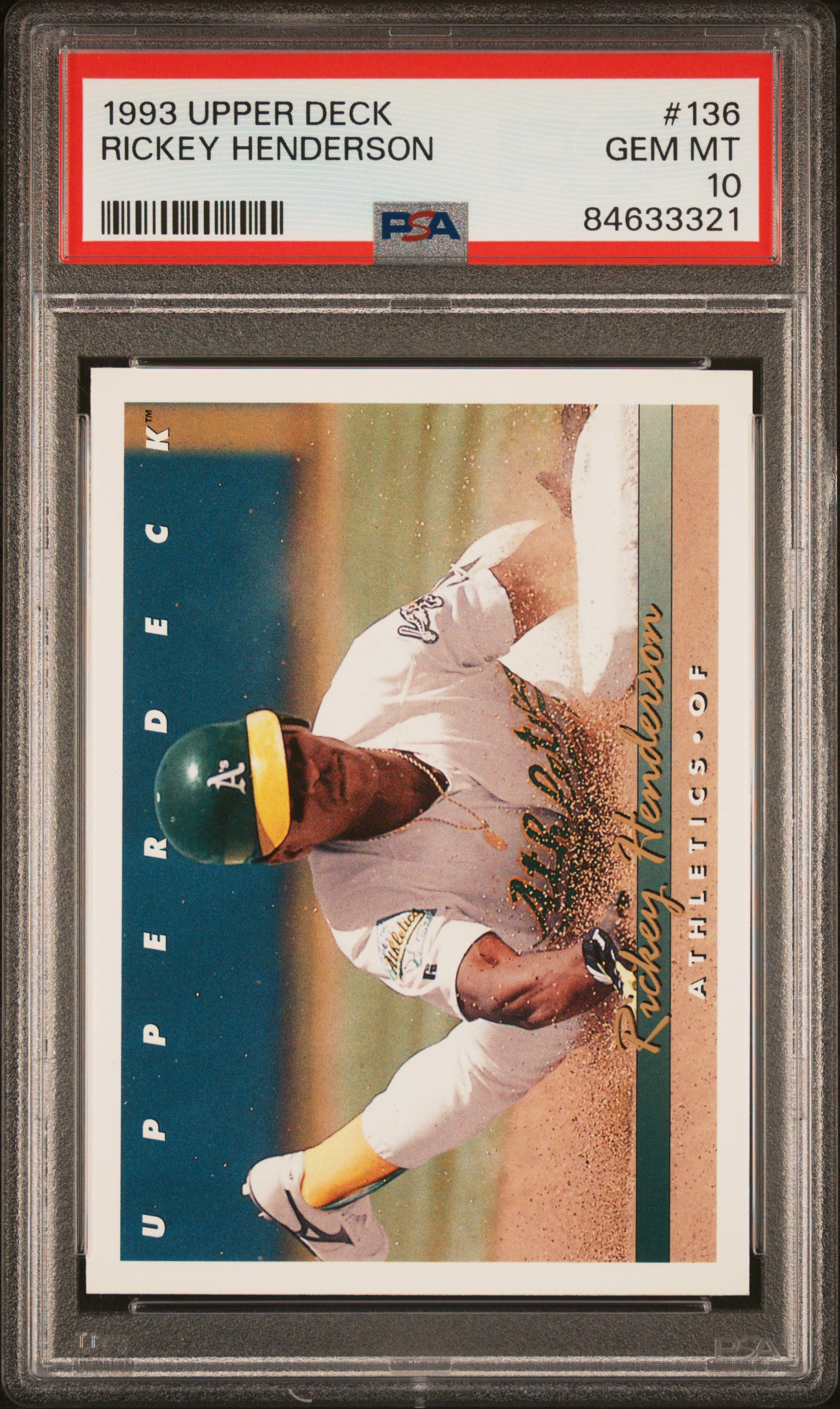 1993 UPPER DECK #136 RICKEY HENDERSON