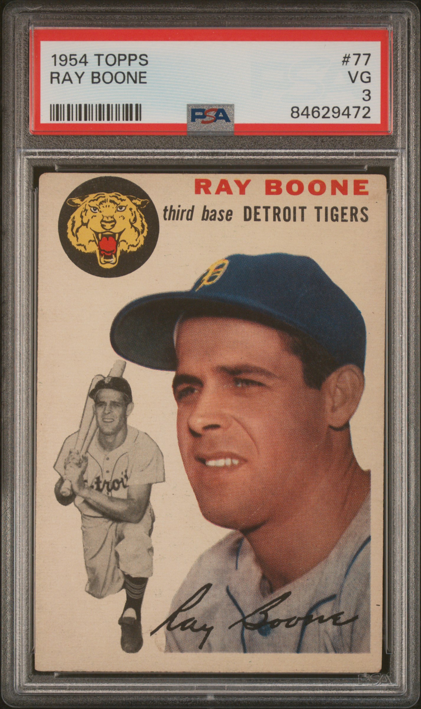 1954 TOPPS #77 RAY BOONE