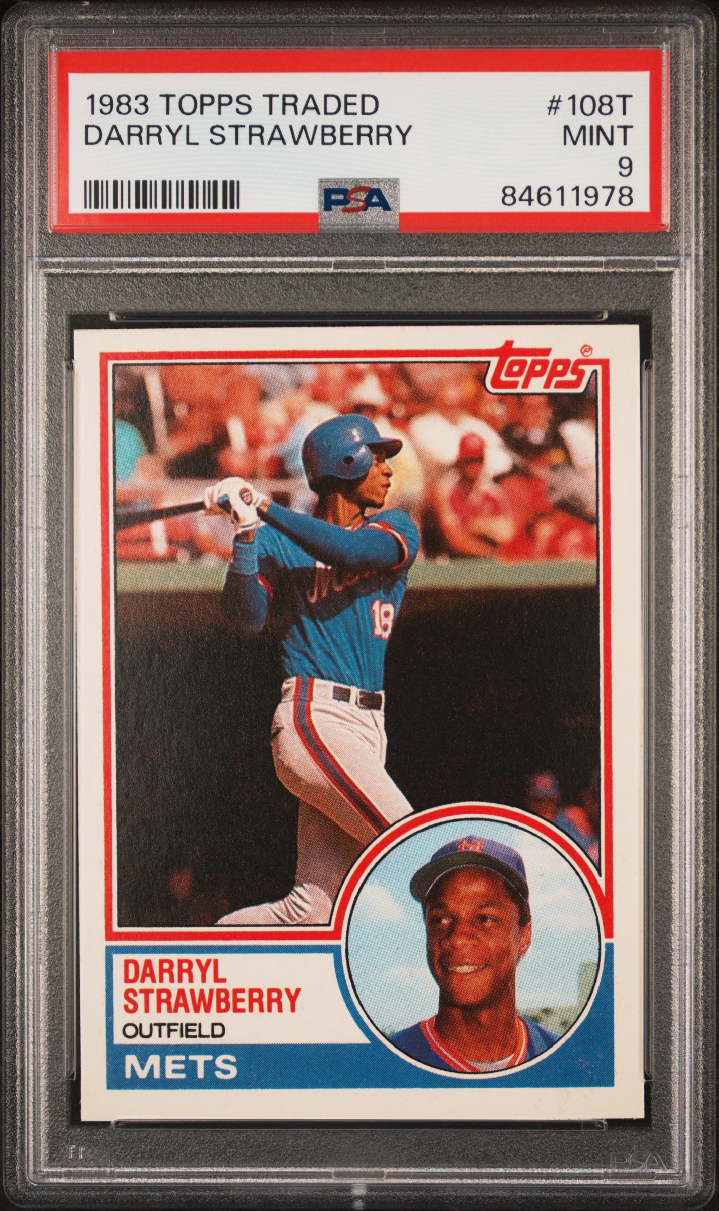 1983 TOPPS TRADED #108T DARRYL STRAWBERRY