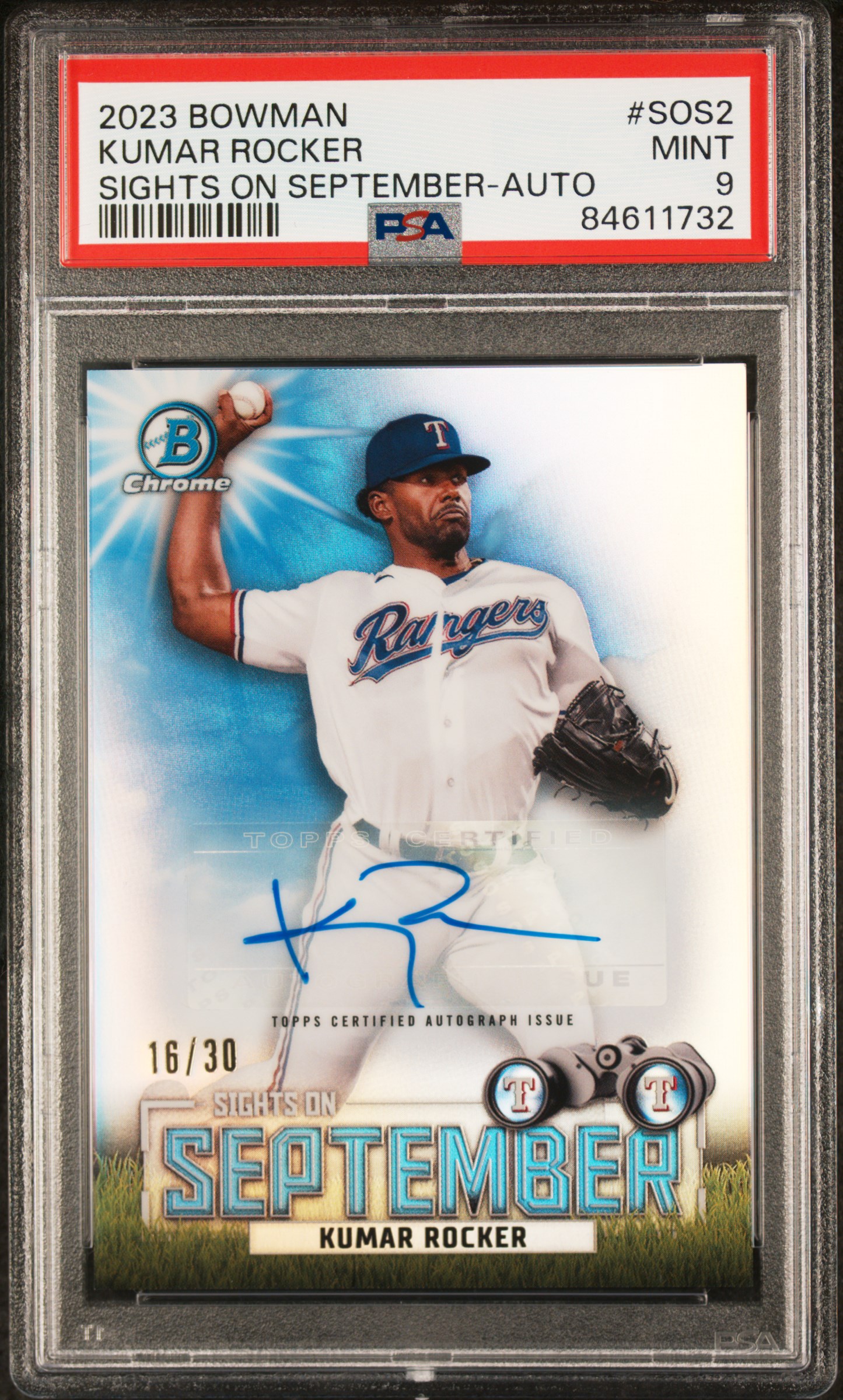 2023 BOWMAN SIGHTS ON SEPTEMBER #SOS2 KUMAR ROCKER SIGHTS ON SEPTEMBER-AUTO
